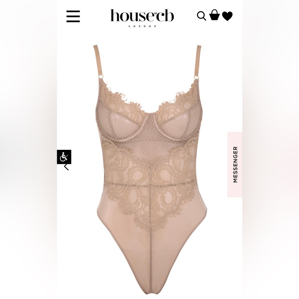 New House of CB Nadia Lace Bodysuit